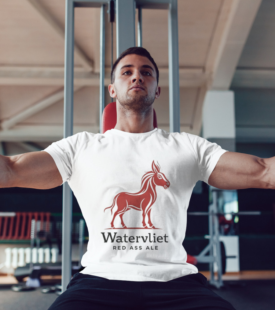 Watervliet Red Ass Ale Donkey T-Shirt