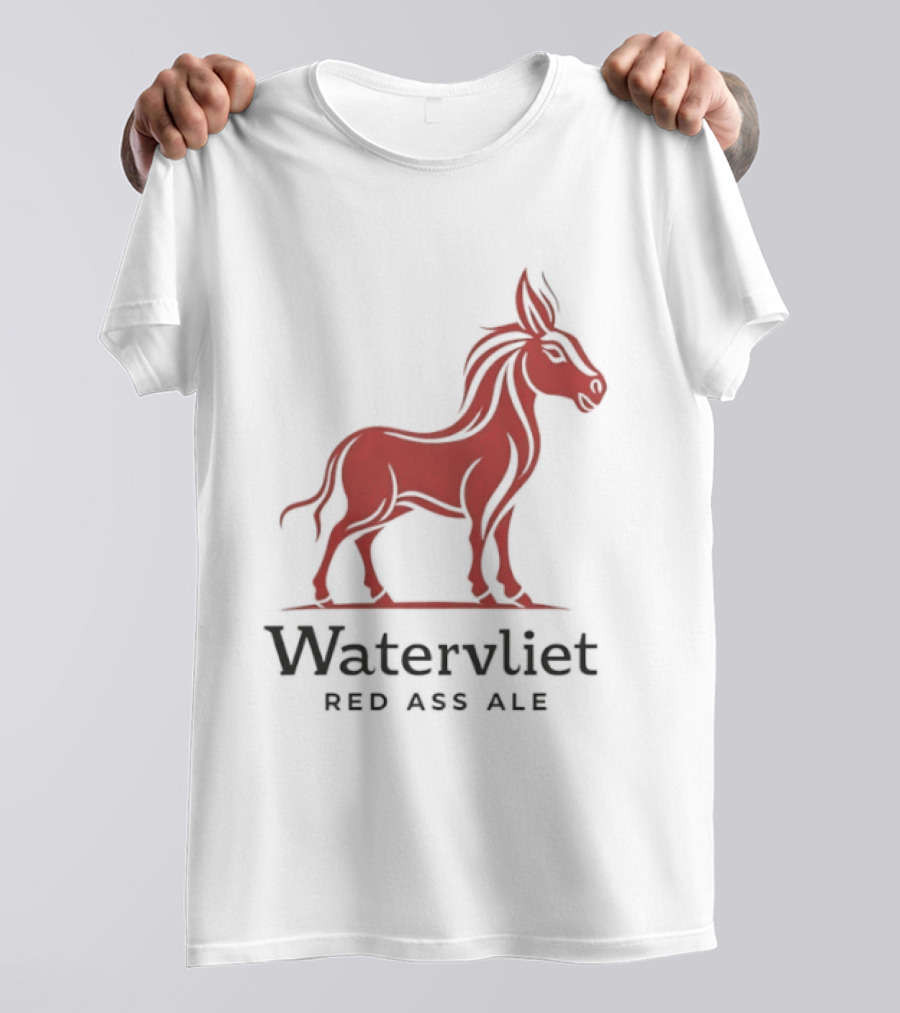 Watervliet Red Ass Ale Donkey T-Shirt
