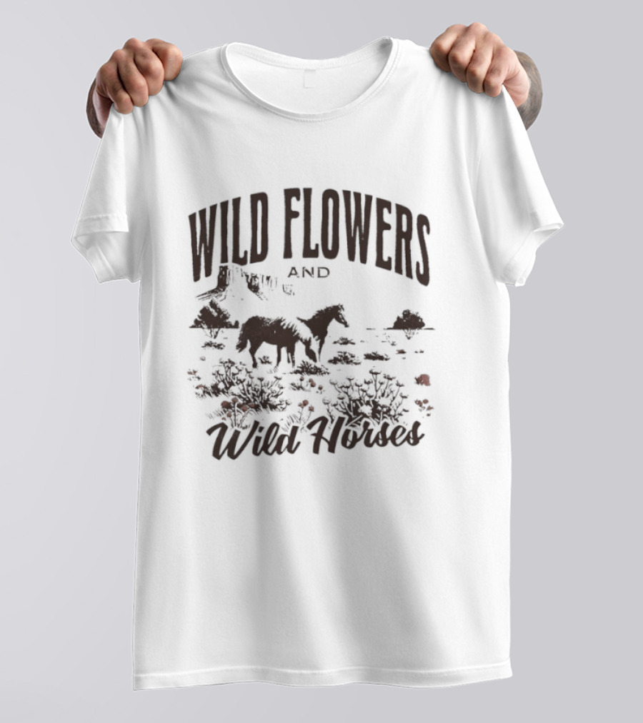Wildflowers And Wild Horses Lainey Wilson T-Shirt