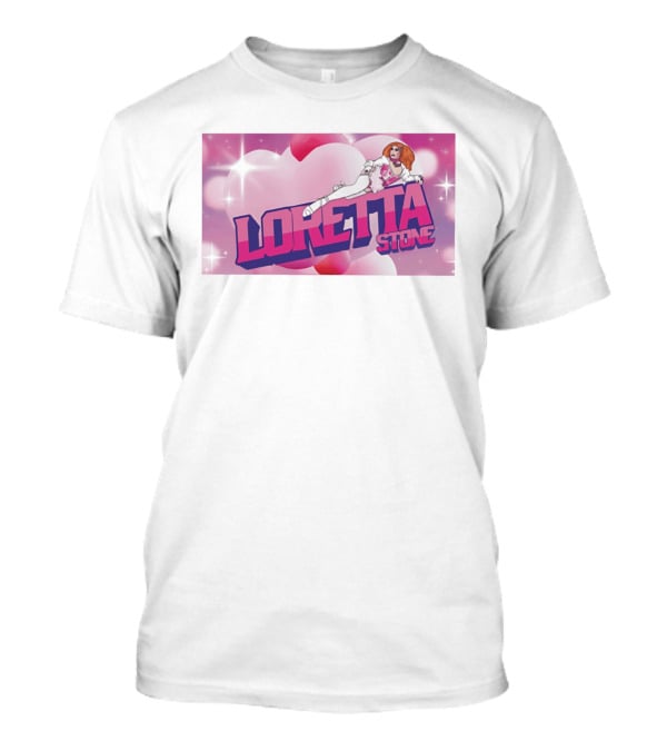 Loretta Stone Miss Cornfed Comedy Fantasy Style Sparkling Heart T-Shirt