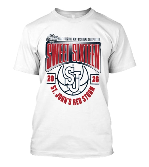 NCAA Division I Men's Basketball Championship 2026 St. John's Red Storm Sweet Sixteen T-Shirt