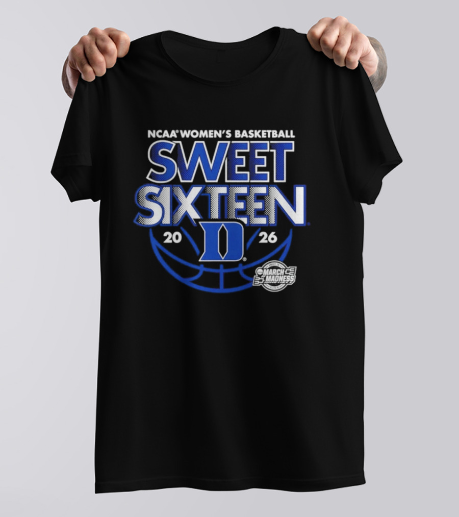 NCAA Women's Basketball Duke 2026 Sweet Sixteen T-Shirt
