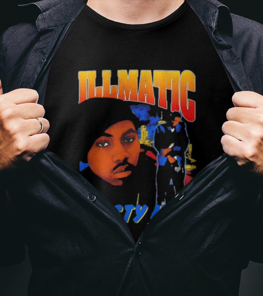 Nasty Nas Illmatic Urban Album Cover T-Shirt