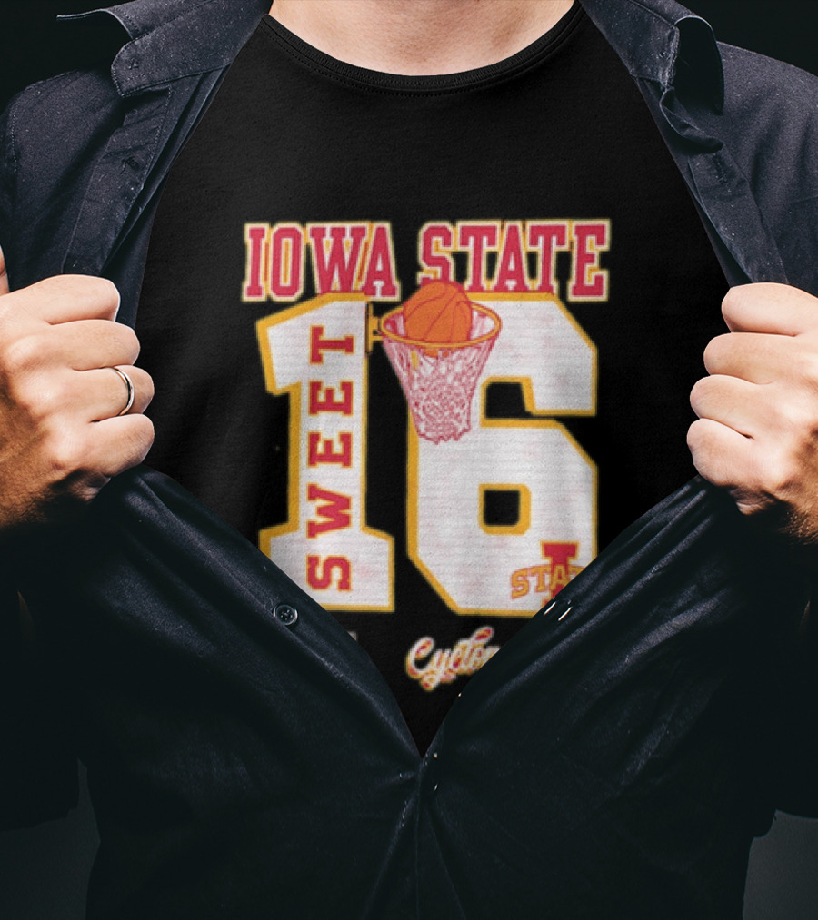 Iowa State Cyclones March Madness Sweet 16 Bound 2026 NCAA Tournament T-Shirt