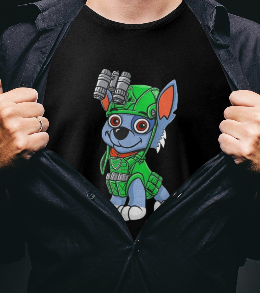 Rocky PAW Patrol Night Vision Recycling Dog T-Shirt