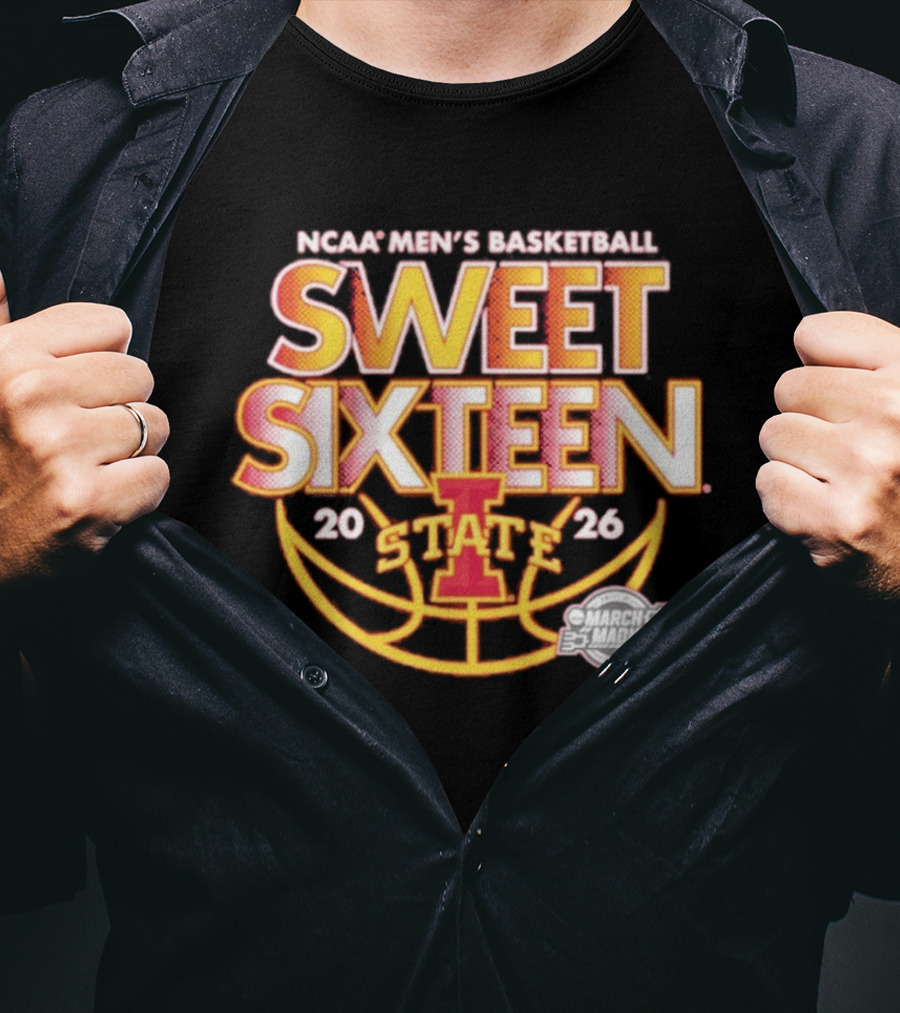 NCAA Men's Basketball Iowa State 2026 Sweet Sixteen March Madness T-Shirt