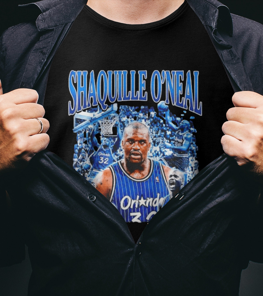 Shaquille O'Neal Orlando Magic 32 Basketball Legend T-Shirt