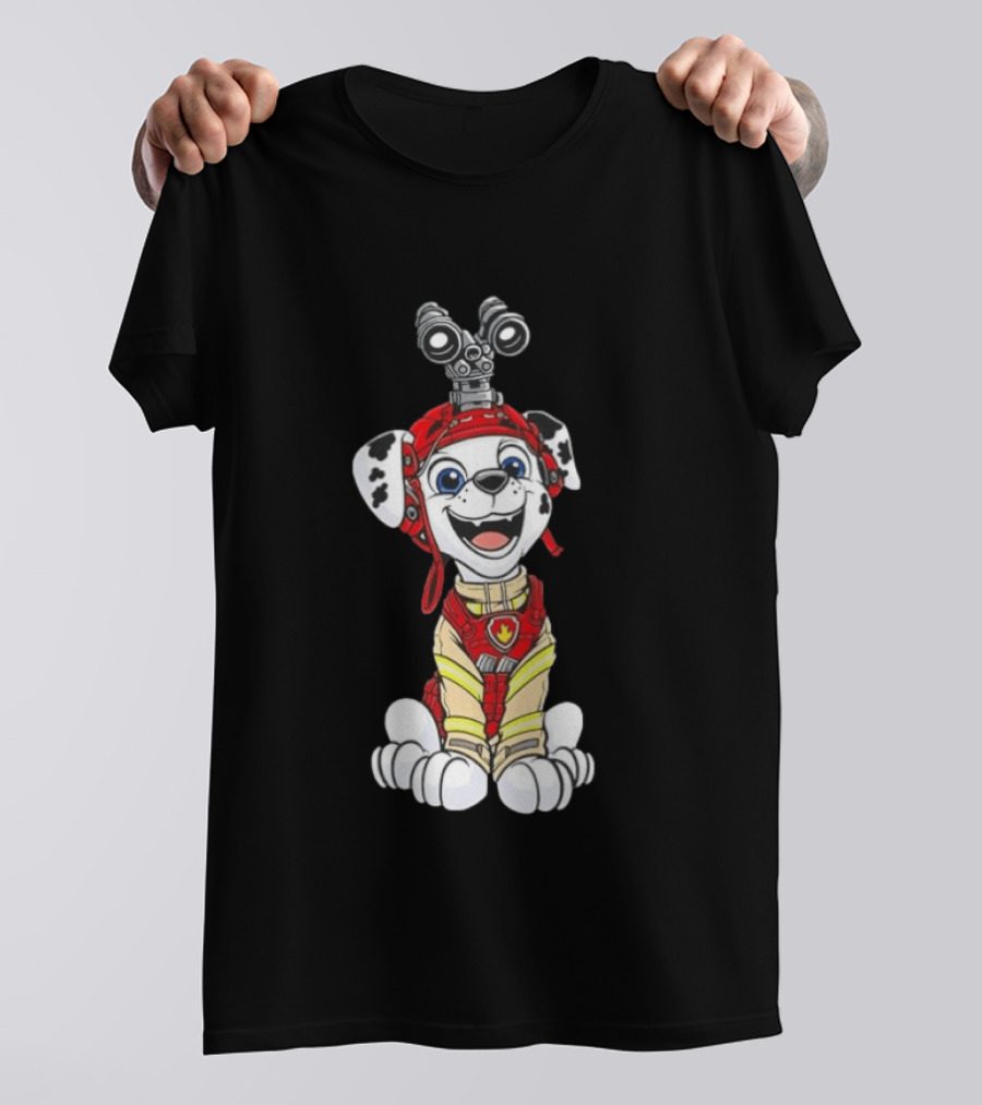 Marshall PAW Patrol Fire Dog Cartoon Adventure T-Shirt
