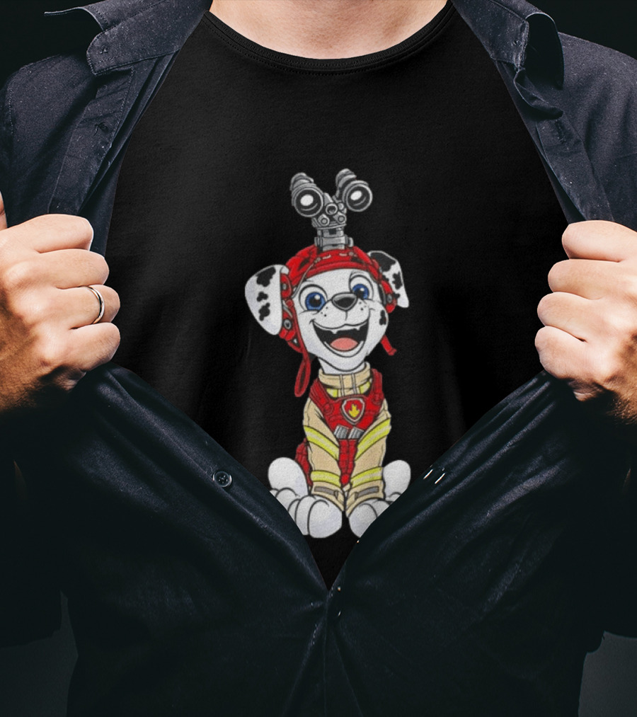 Marshall PAW Patrol Fire Dog Cartoon Adventure T-Shirt