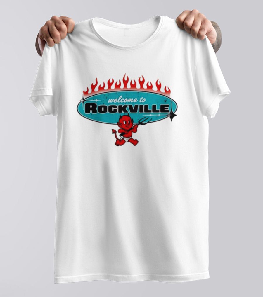 Welcome To Rockville Little Devil Flame T-Shirt
