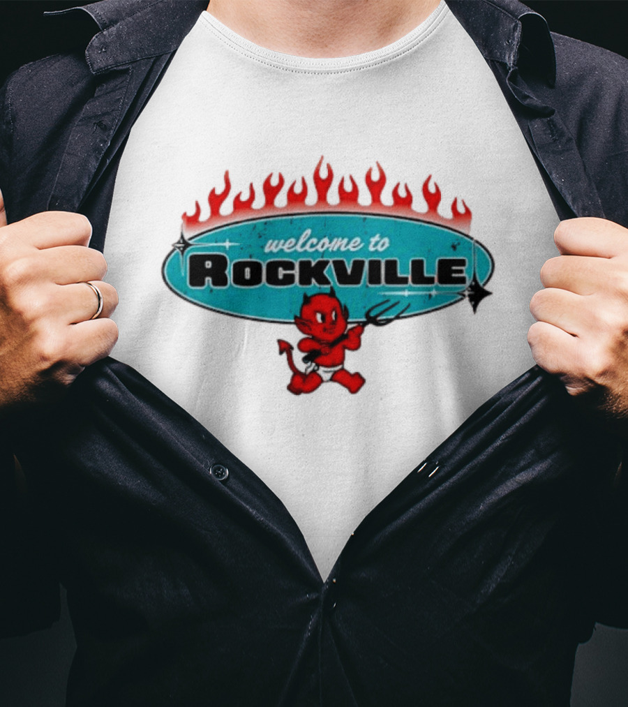 Welcome To Rockville Little Devil Flame T-Shirt