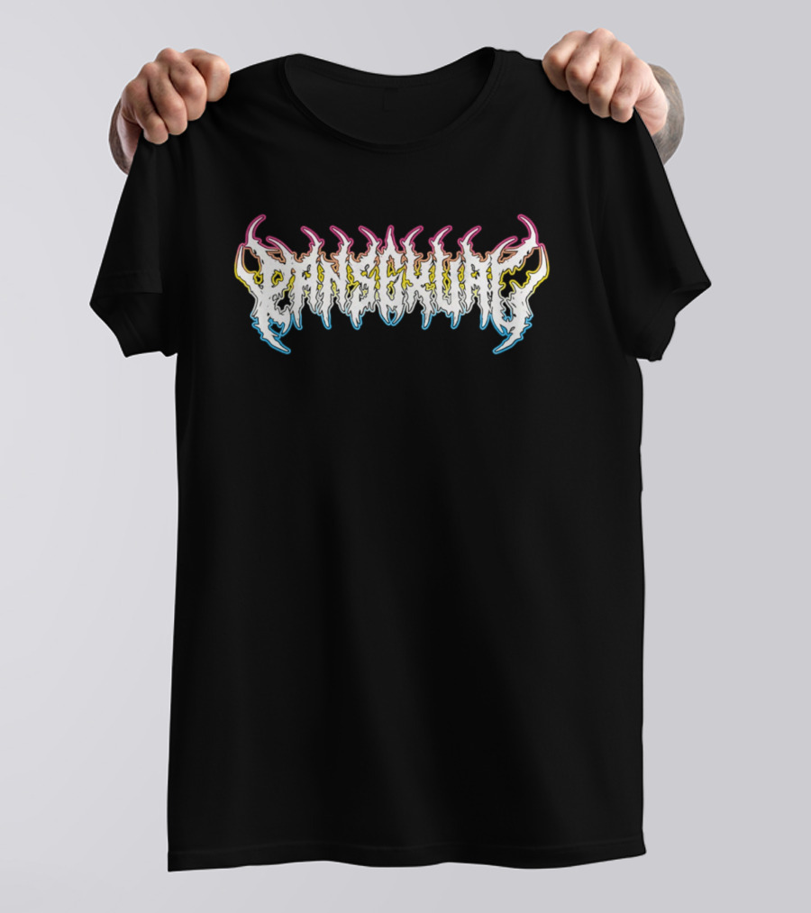 Pansexual Heavy Metal Flame T-Shirt