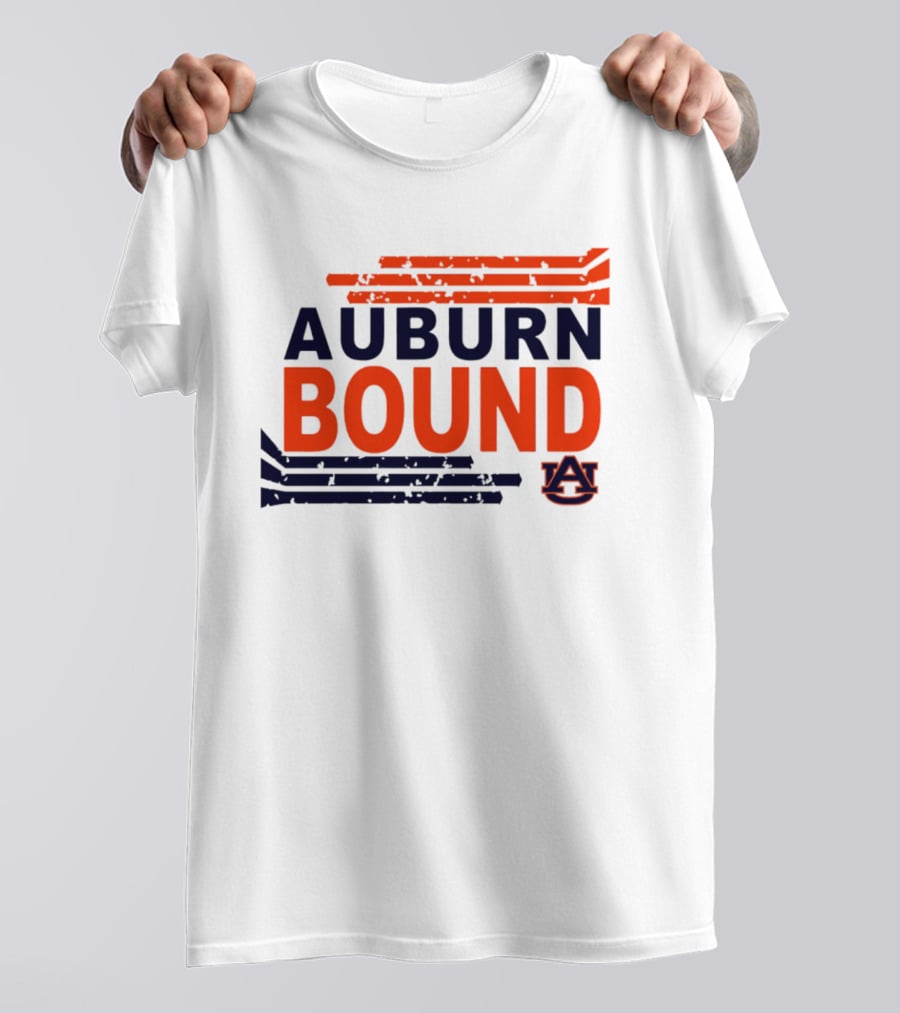Auburn Bound Tigers AU Logo College Spirit T-Shirt