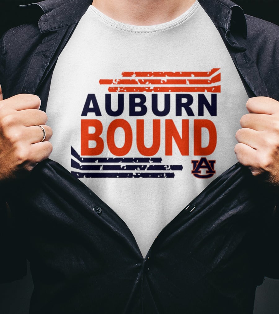 Auburn Bound Tigers AU Logo College Spirit T-Shirt