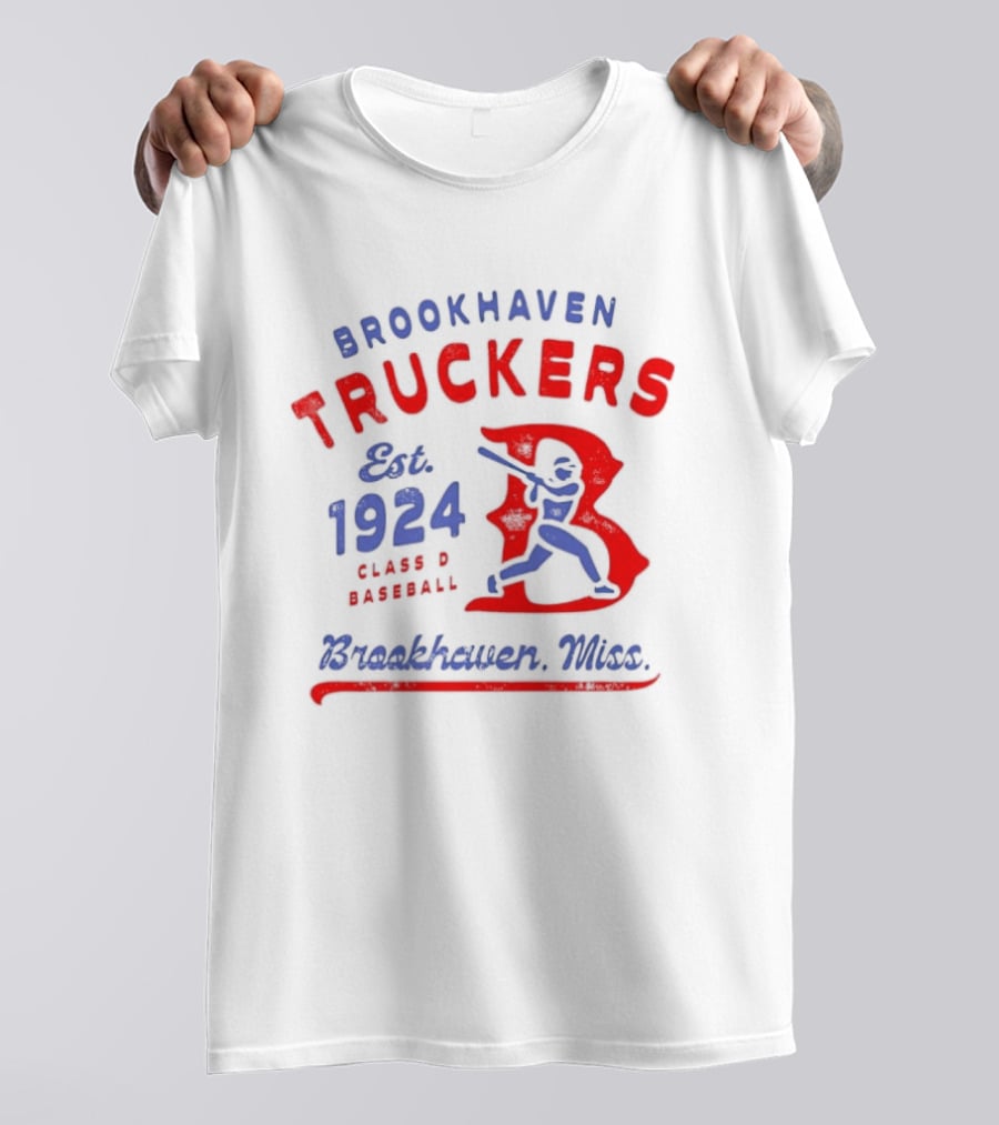 Brookhaven Truckers Est 1924 Class D Baseball Brookhaven Miss T-Shirt