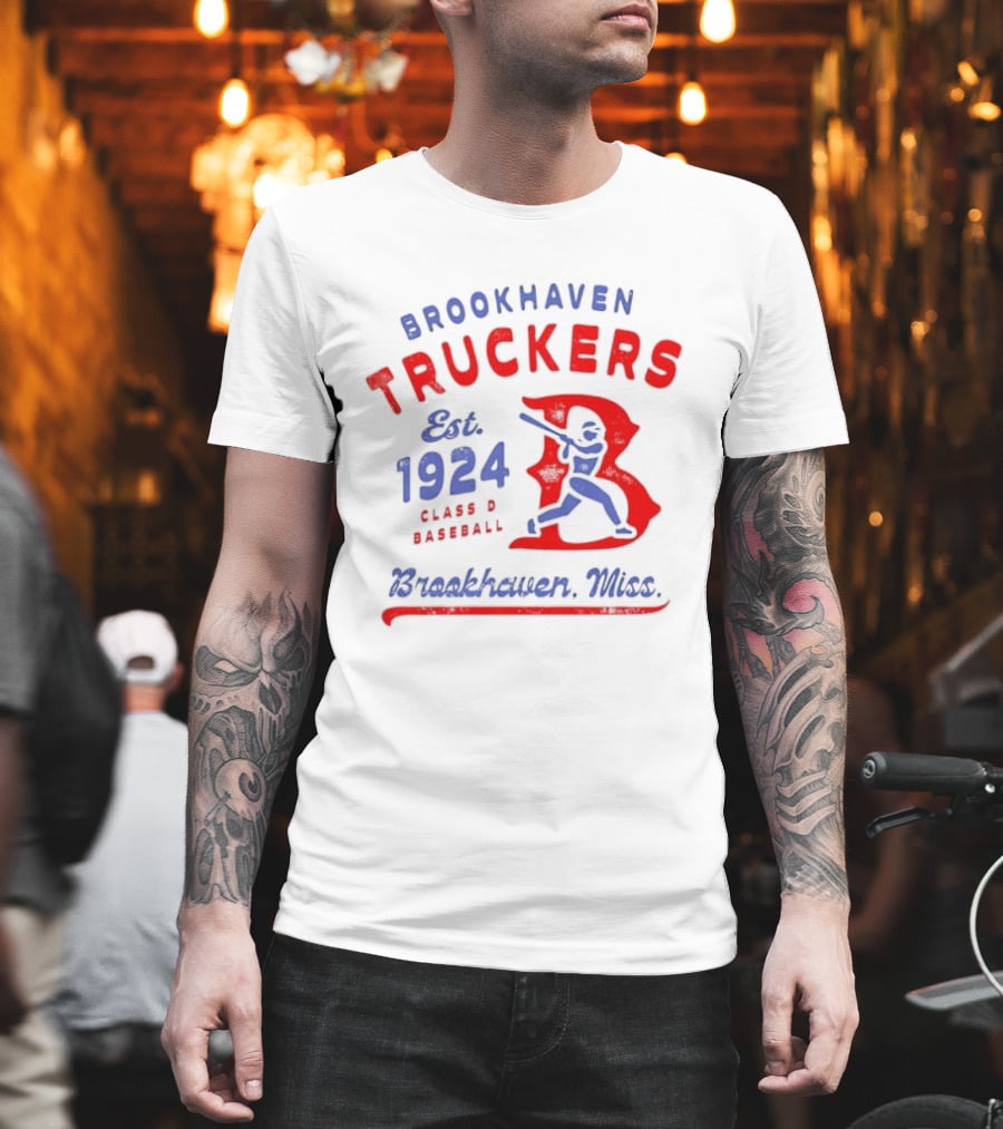 Brookhaven Truckers Est 1924 Class D Baseball Brookhaven Miss T-Shirt