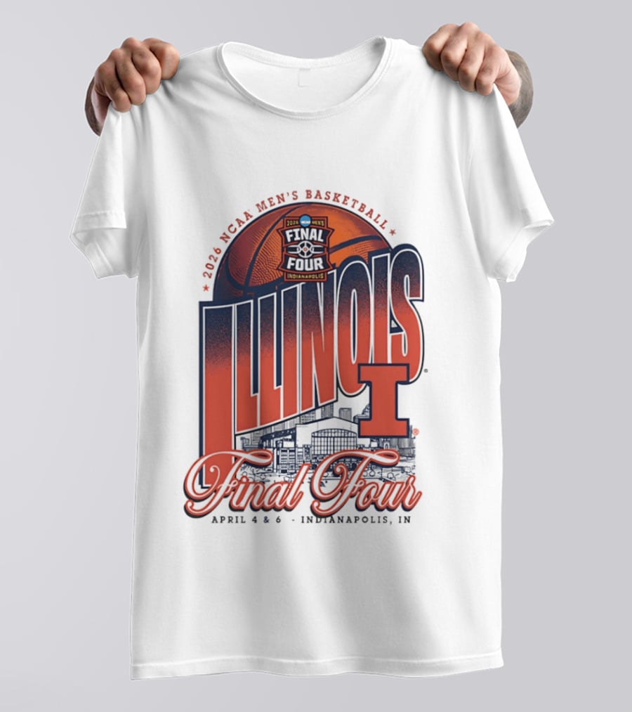 2019 NCAA Men's Basketball Illinois Indianapolis Final Four April 4 6 T-Shirt