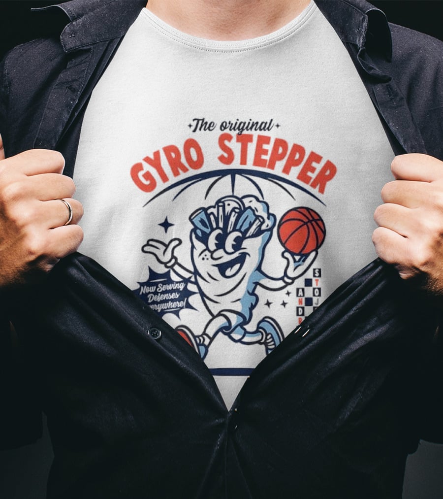 The Original Gyro Stepper Illinois Fighting Illini Basketball T-Shirt