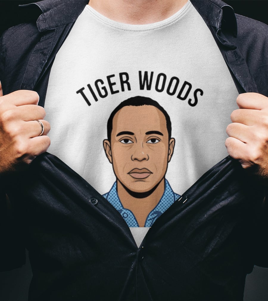 Tiger Woods Shot Caricature 2026 T-Shirt