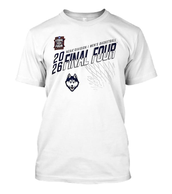 UConn Huskies 2026 NCAA Men's Basketball Final Four March Madness Houston T-Shirt