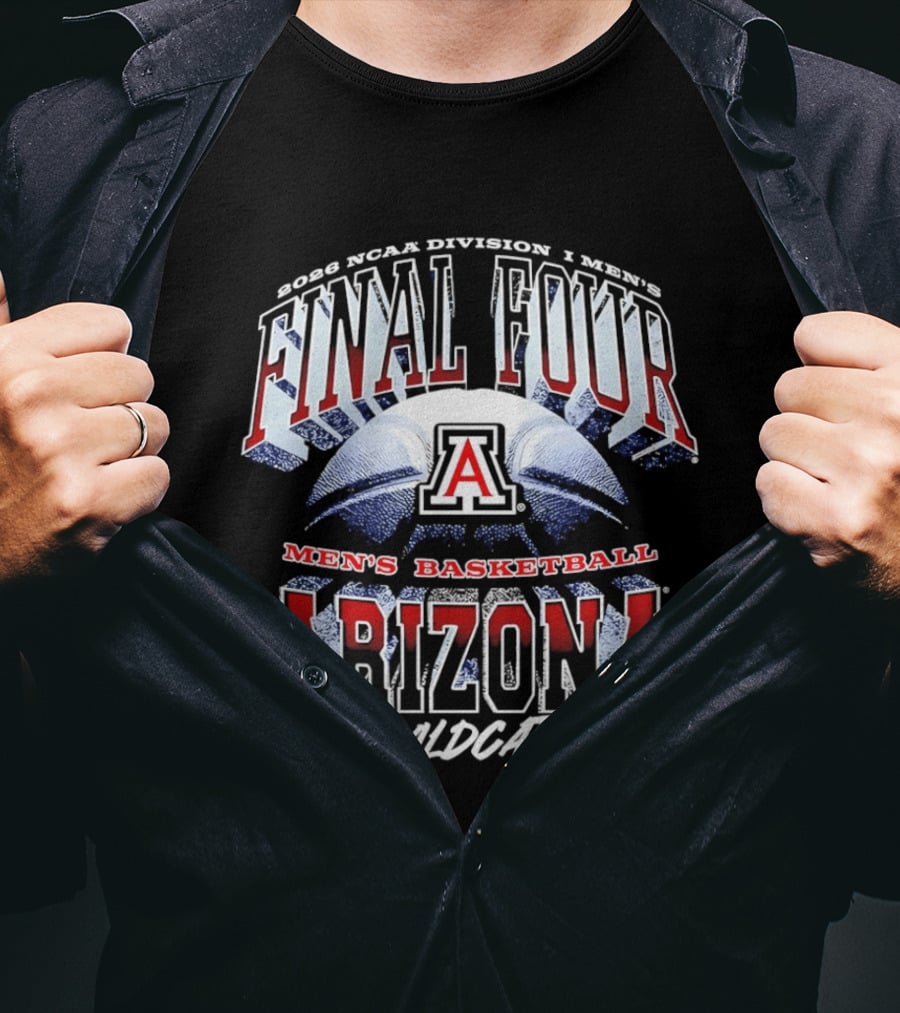 2026 NCAA Division I Men's Basketball Final Four Arizona Wildcats T-Shirt