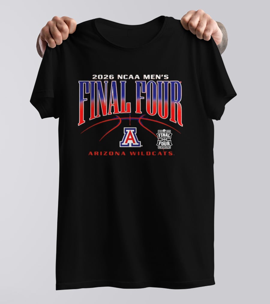 2026 NCAA Men's Final Four Arizona Wildcats March Madness T-Shirt