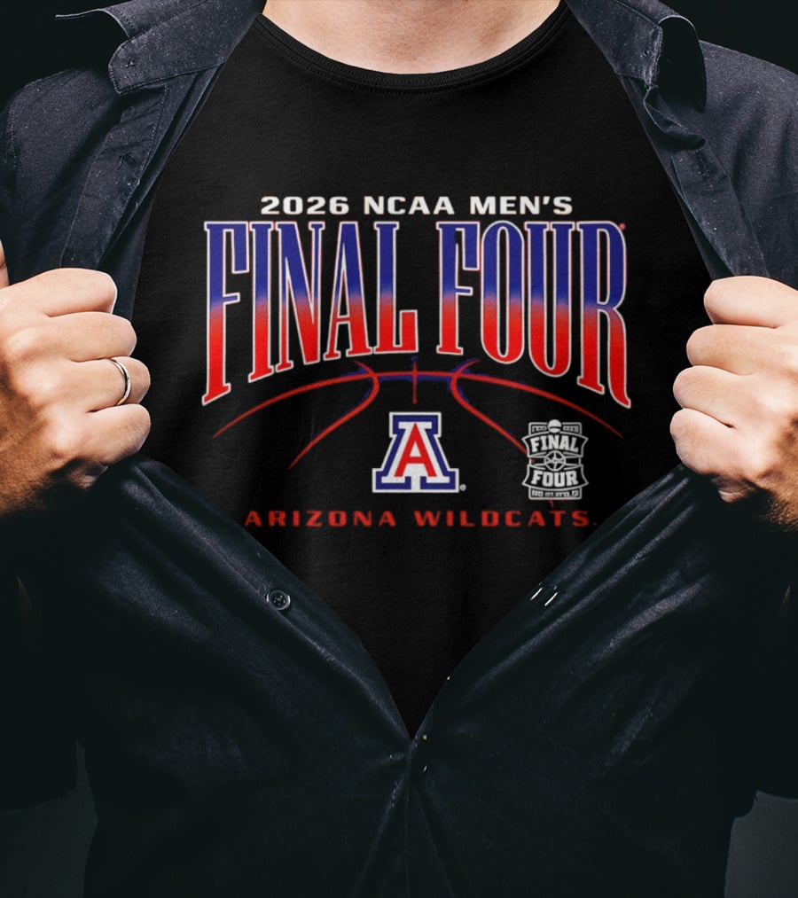 2026 NCAA Men's Final Four Arizona Wildcats March Madness T-Shirt