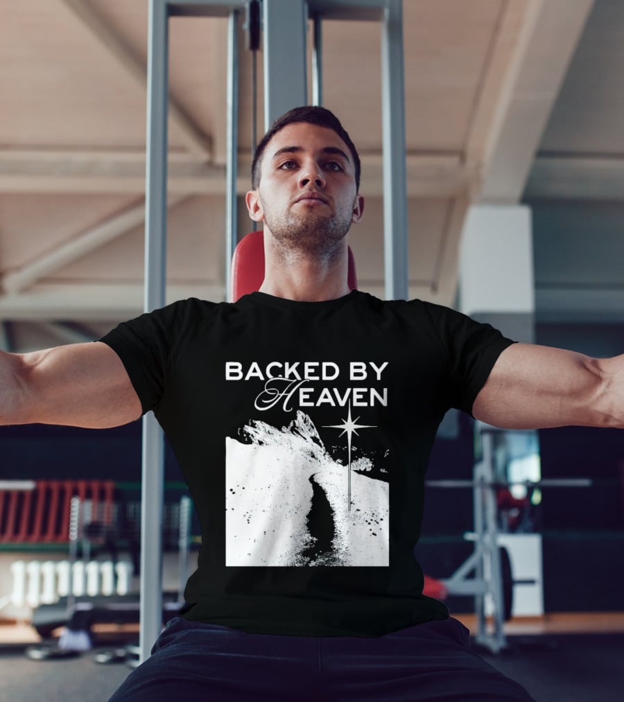 Backed By Heaven Angelic Path With Guiding Star 2026 T-Shirt