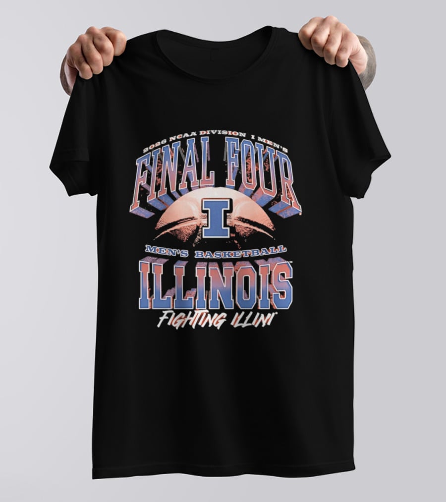 NCAA Division I Finals 2026 Illinois Fighting Illini Men's Basketball March Madness T-Shirt