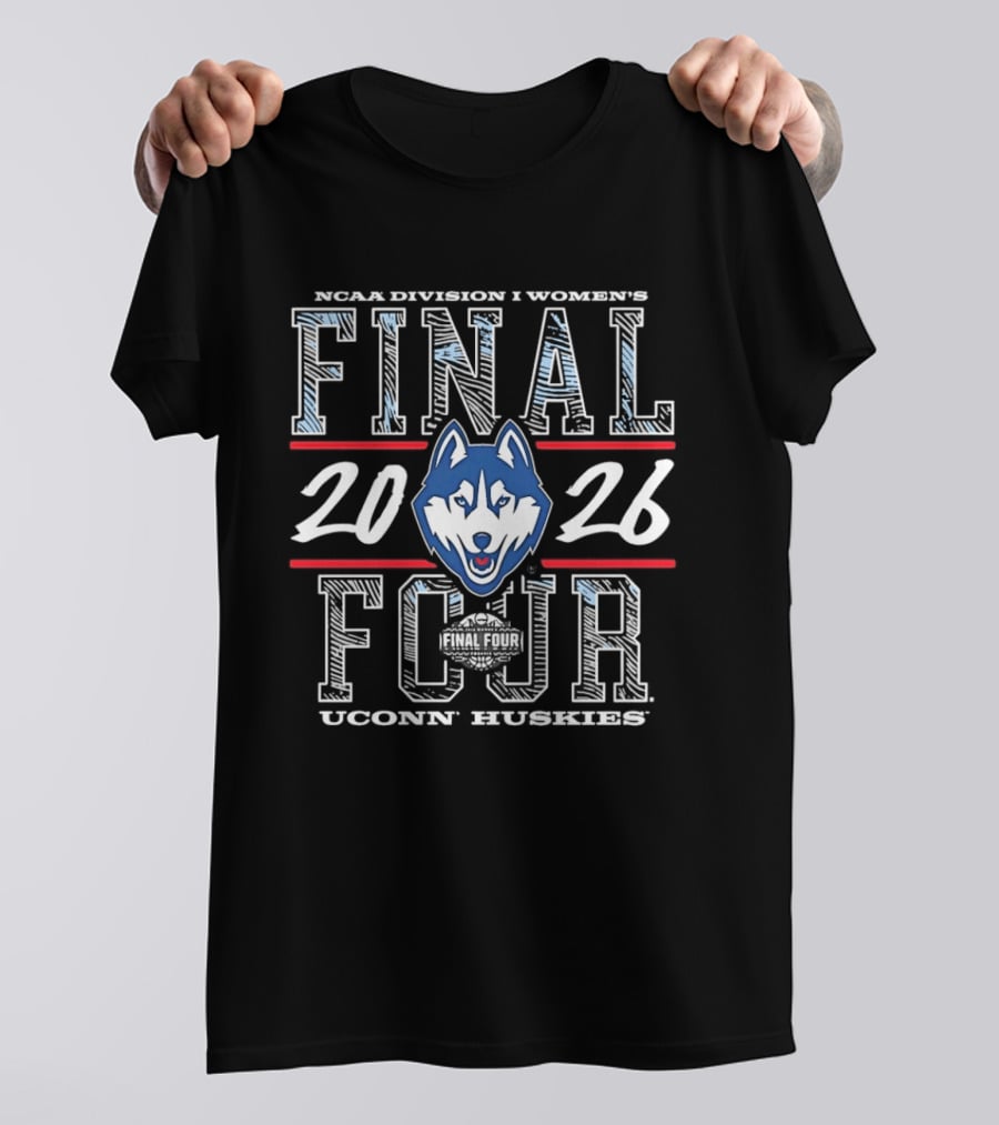 NCAA Division I Women's 2026 Final Four UConn Huskies T-Shirt