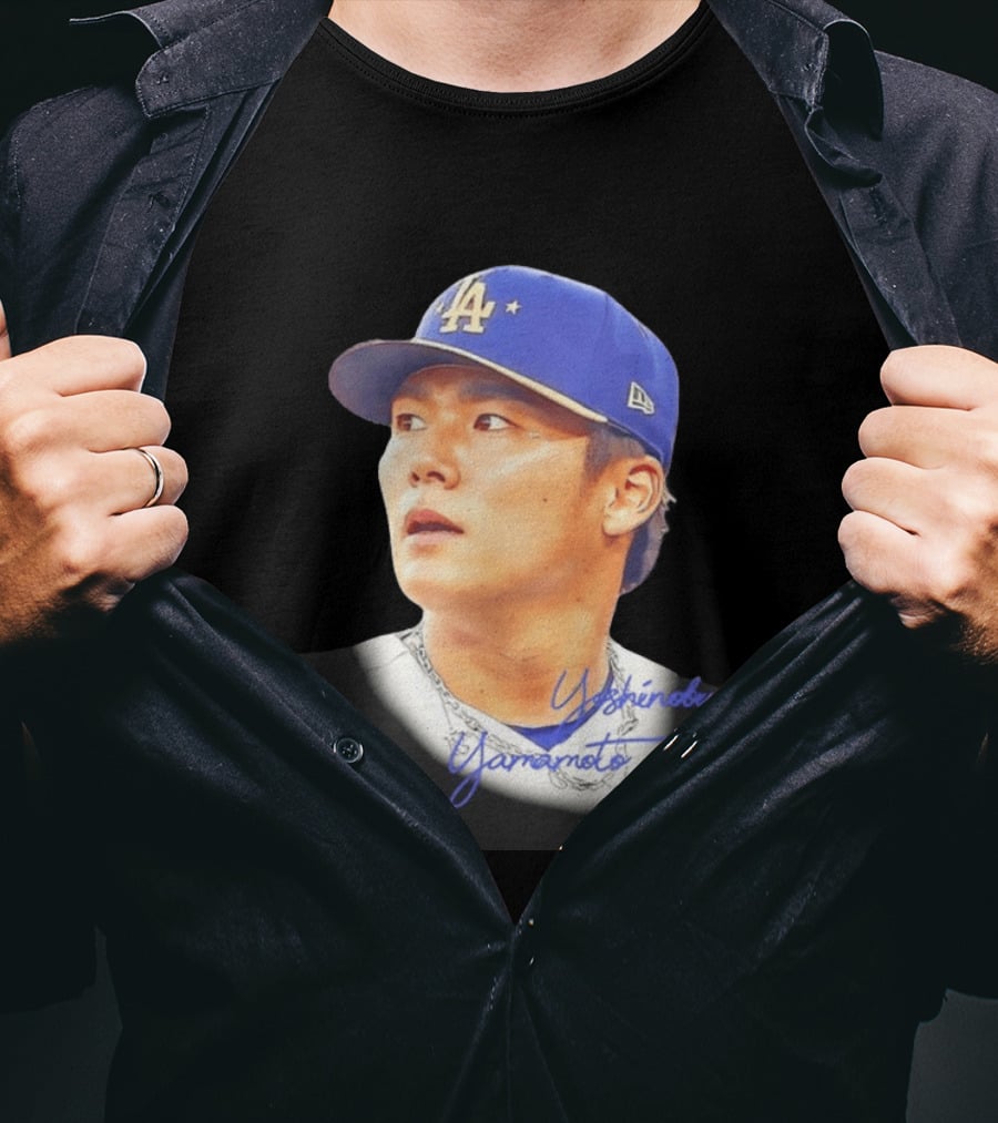 Yoshinobu Yamamoto Los Angeles Dodgers MLB 2026 Player T-Shirt