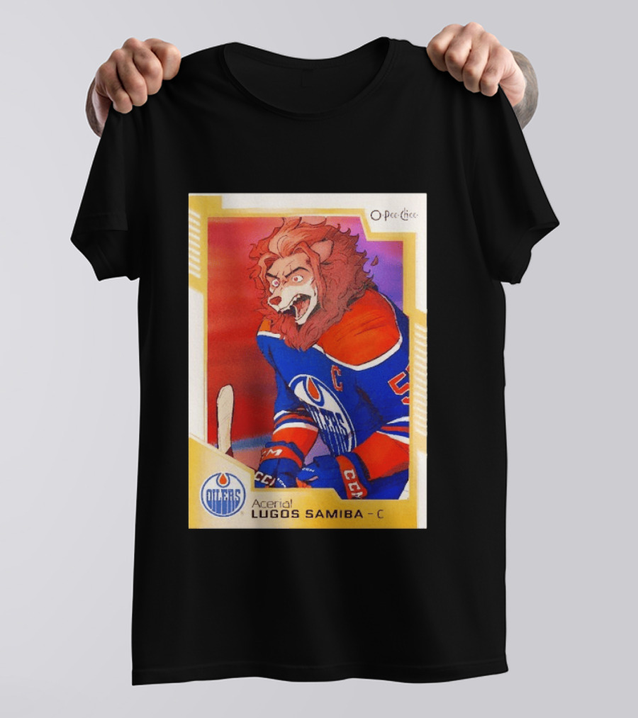 O Pee Chee Aceria Lugos Samiba C Edmonton Oilers T-Shirt