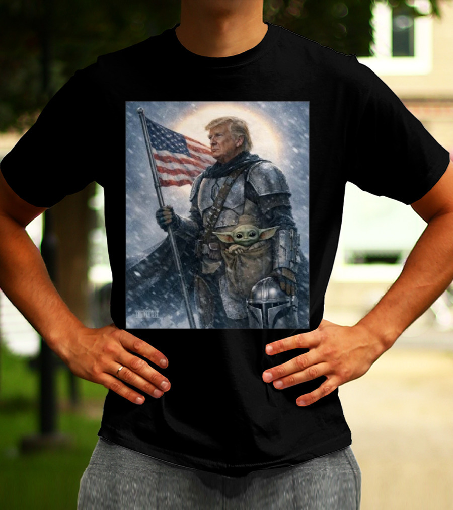 Happy Star Wars Day 2026 Donald Trump Grogu May The 4th Be With You The Mandalorian Star Wars Grogu T-Shirt