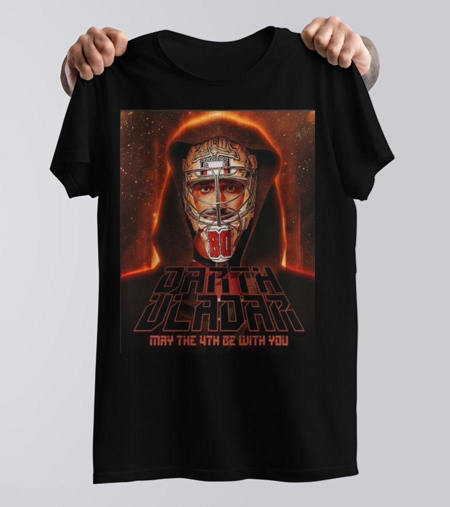 Darth Vladar May The 4th Be With You Star Wars Hockey Mashup T-Shirt