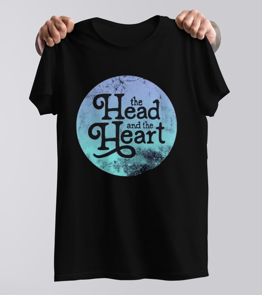 The Head And The Heart Periwinkle Gradient T-Shirt