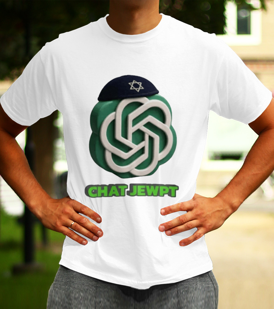 Chat JewPT Symbol With Star On Cap T-Shirt