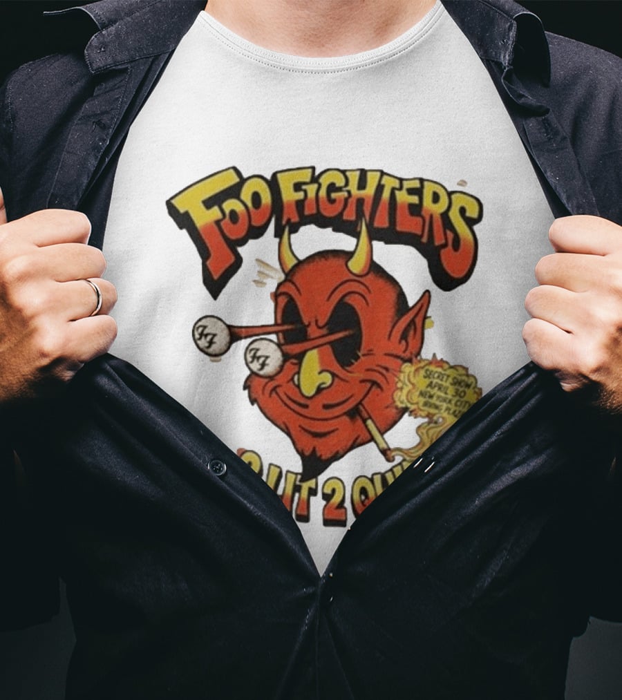 Foo Fighters 2 Lit 2 Quit Secret Show April 30 2026 Irving Plaza New York T-Shirt