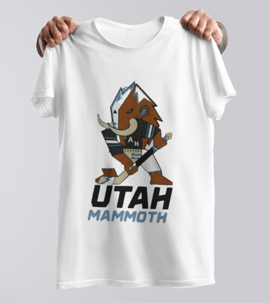 Lawson Crouse With Utah Mammoth Hockey Team T-Shirt