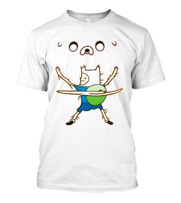 Adventure Time Finn And Jake Da Vinci T-Shirt