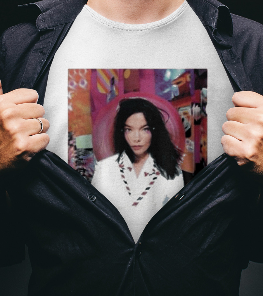 Bjork Post Album Cover Photographic Print T-Shirt
