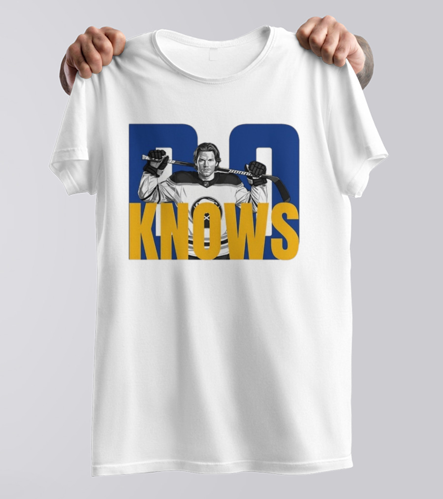 Bowen Byram Bo Knows Buffalo Sabres Hockey Jumper T-Shirt