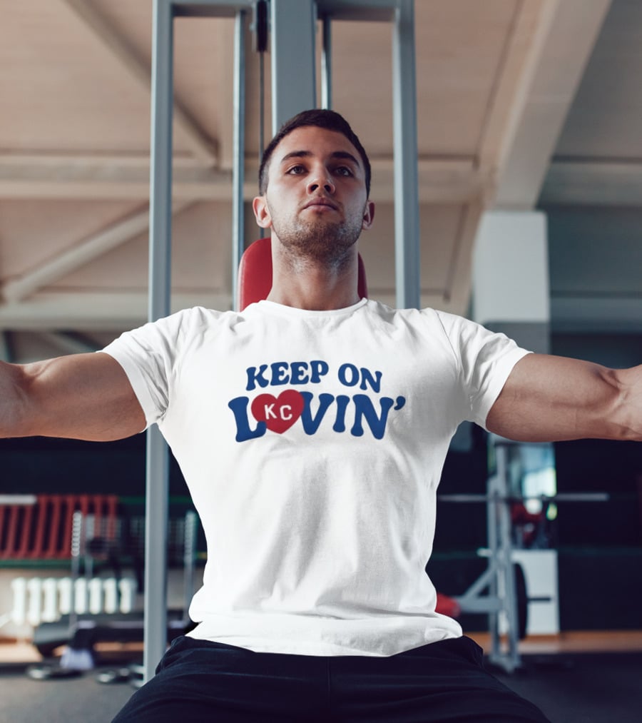 Keep On KC Lovin' Heart Design Charlie Hustle Shop T-Shirt