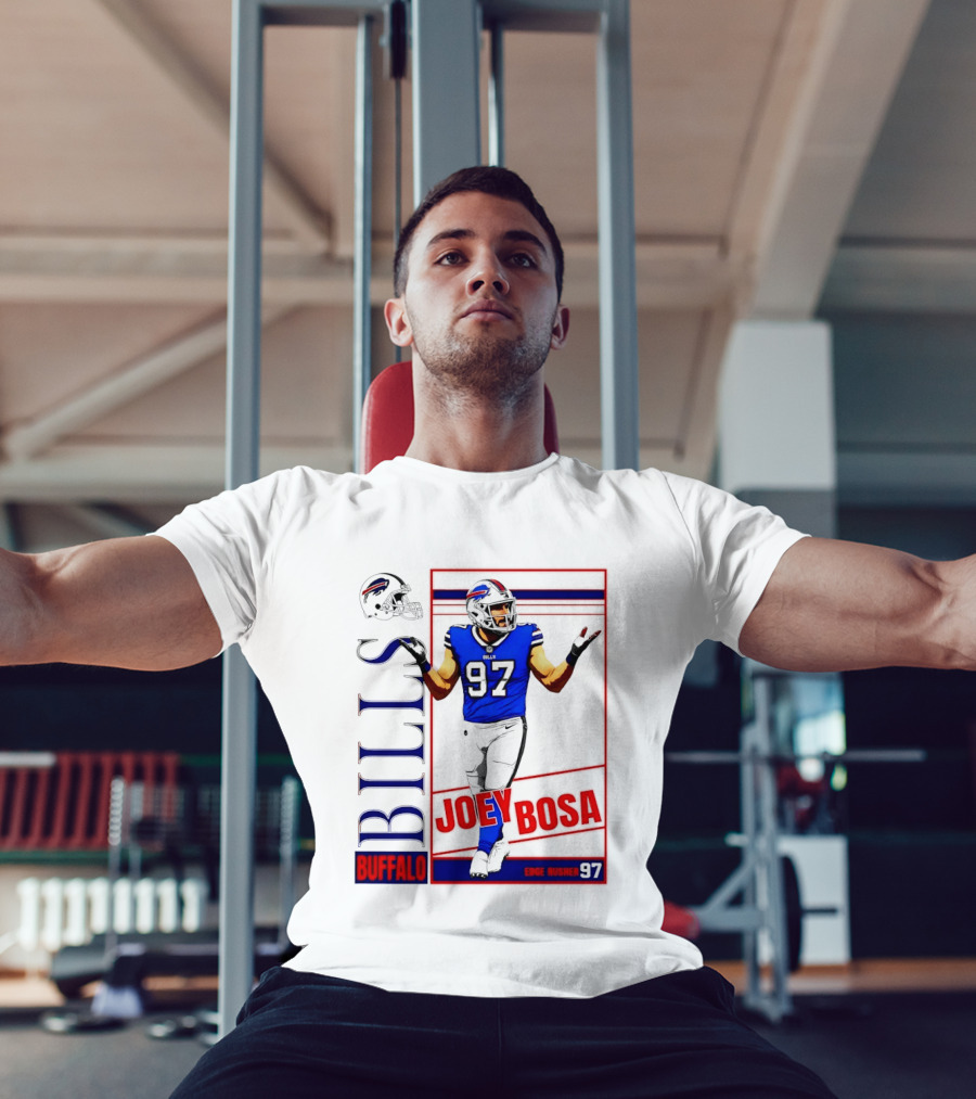 Joey Bosa Buffalo Bills Edge Rusher 97 NFL Football T-Shirt