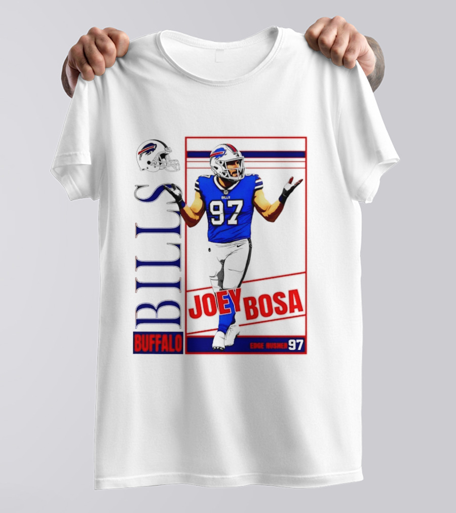 Joey Bosa Buffalo Bills Edge Rusher 97 NFL Football T-Shirt
