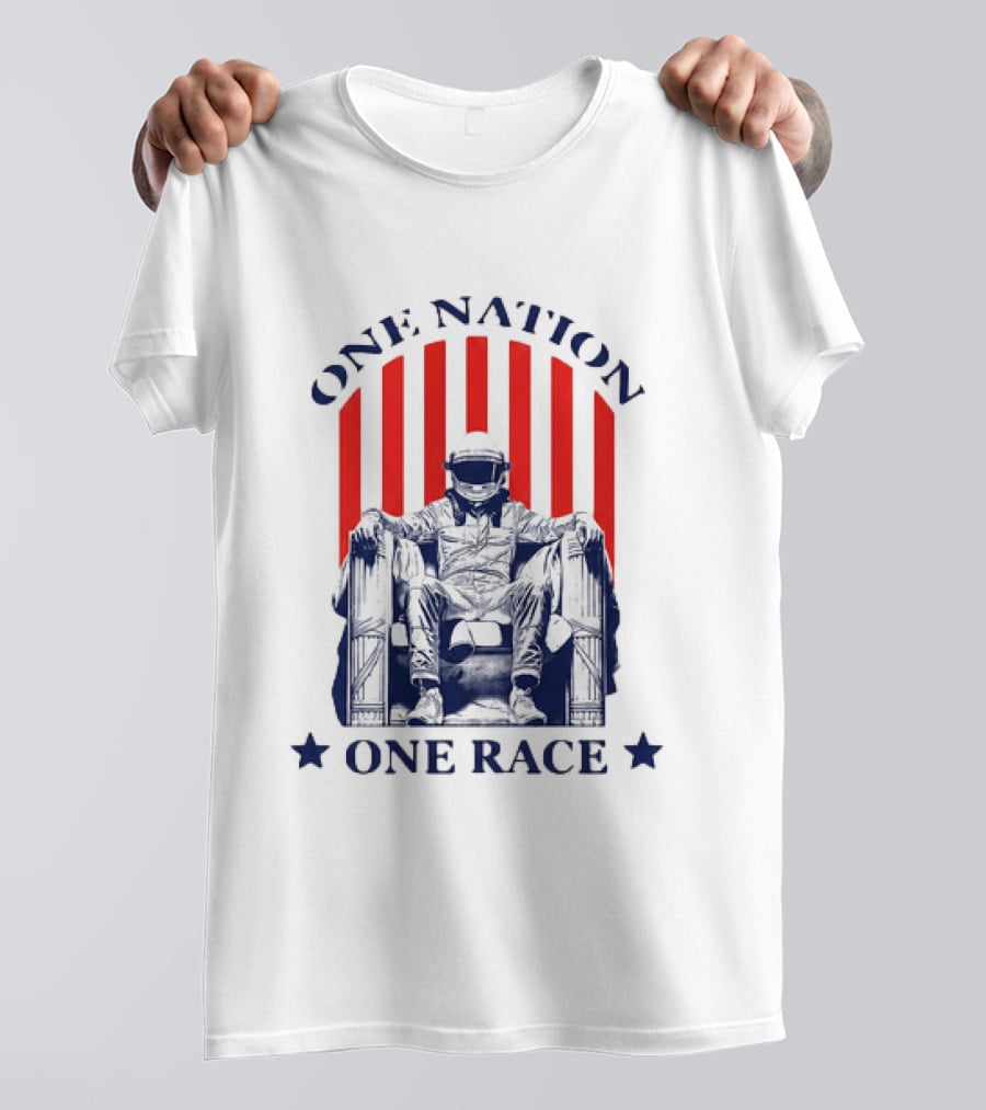 One Nation One Race Freedom 250 Grand Prix Racing Champion T-Shirt