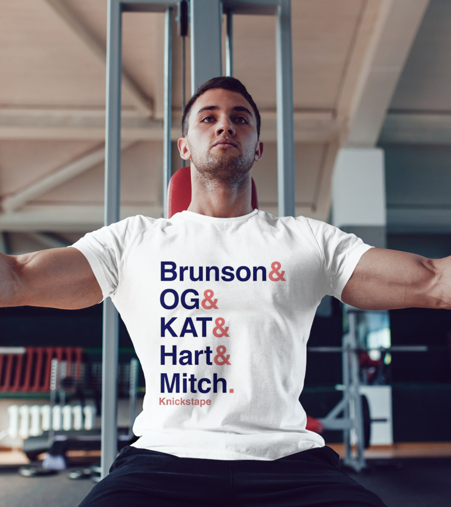 Brunson OG KAT Hart Mitch New York Knicks Knickstape T-Shirt