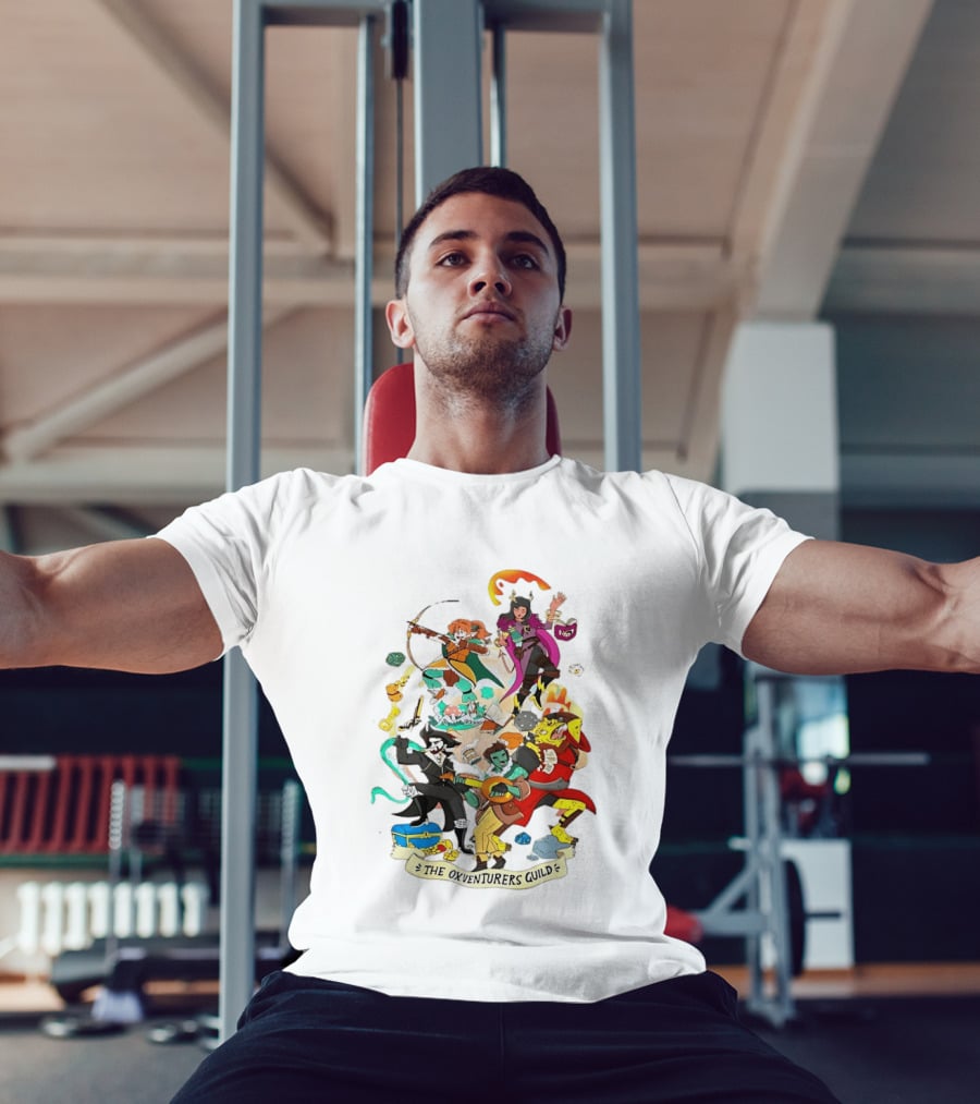 The Oxventurers Guild YouTube Outside Xbox Characters Adventure Fantasy T-Shirt