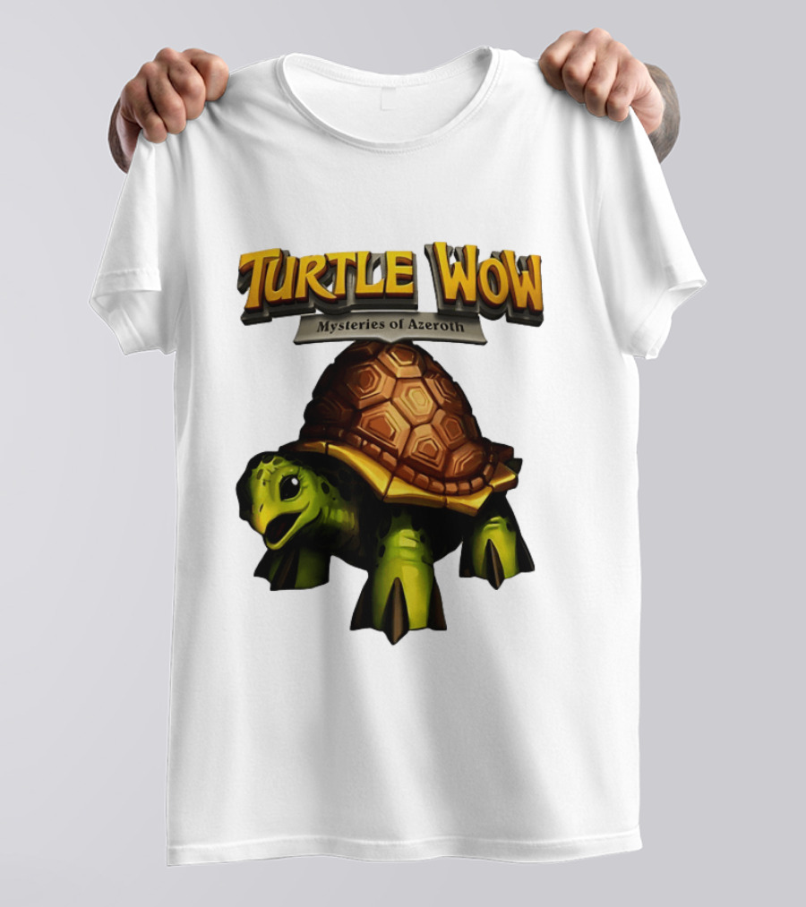 Turtle WoW Mysteries Of Azeroth Tortoise Adventure T-Shirt