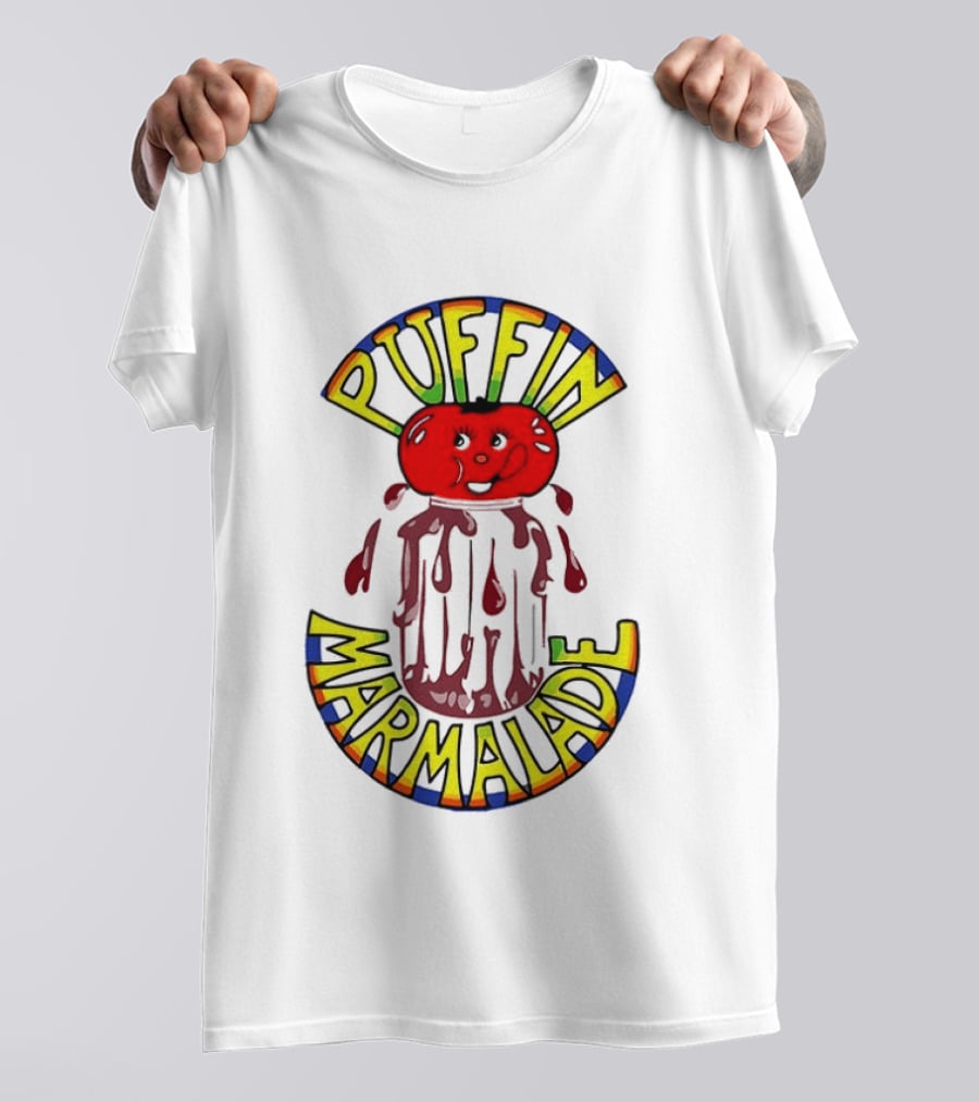 Puffin Marmelade Tomato Jam Zwei Asse Trumpfen Auf T-Shirt