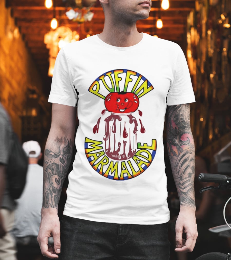 Puffin Marmelade Tomato Jam Zwei Asse Trumpfen Auf T-Shirt
